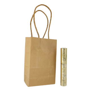 10 Bolsas De Papel Kraft Boutique Asas 8.5x2x13cm Ak-1 10 Bolsas De Papel Kraft Boutique Asas 8.5x2x13cm Ak-1