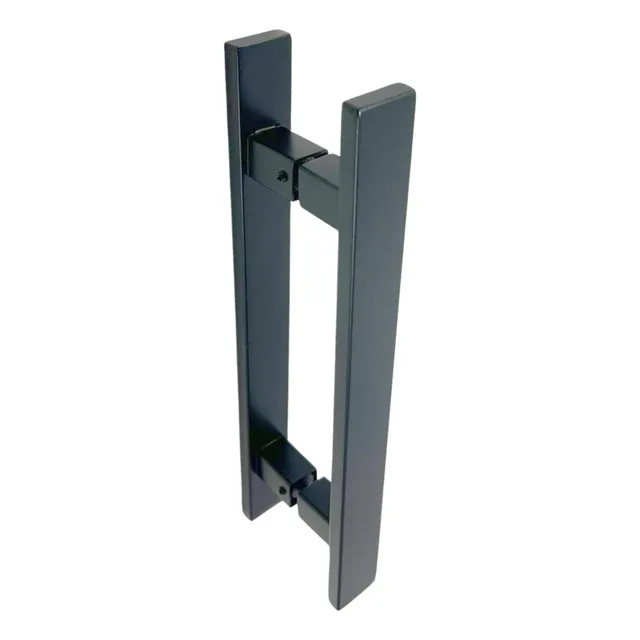 Puxador Inox 30cm Duplo Porta Madeira/vidro/aluminio