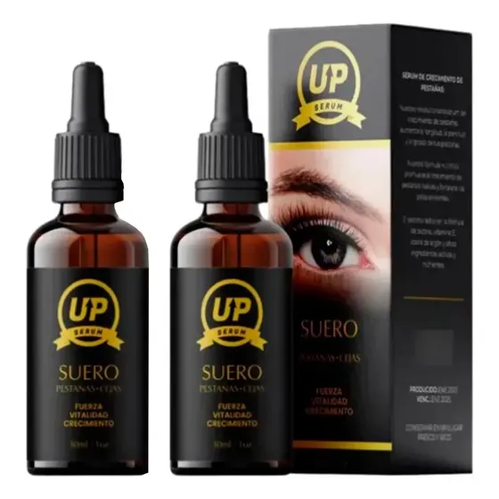 Pack 2 Sueros Natural Para El Crecimiento D Pestañas Y Cejas | Cuotas sin interés