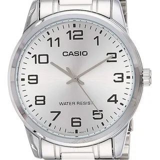 RelĂłgio Casio Masculino Collection Prata Mtp-v001d-7budf Cor Da Correia Prateado RelĂłgio Casio Masculino Collection Prata Mtp-v001d-7budf Cor Da Correia Prateado