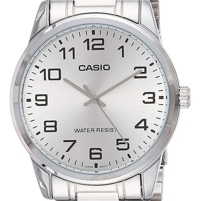 RelĂłgio Casio Masculino Collection Prata Mtp-v001d-7budf Cor Da Correia Prateado RelĂłgio Casio Masculino Collection Prata Mtp-v001d-7budf Cor Da Correia Prateado