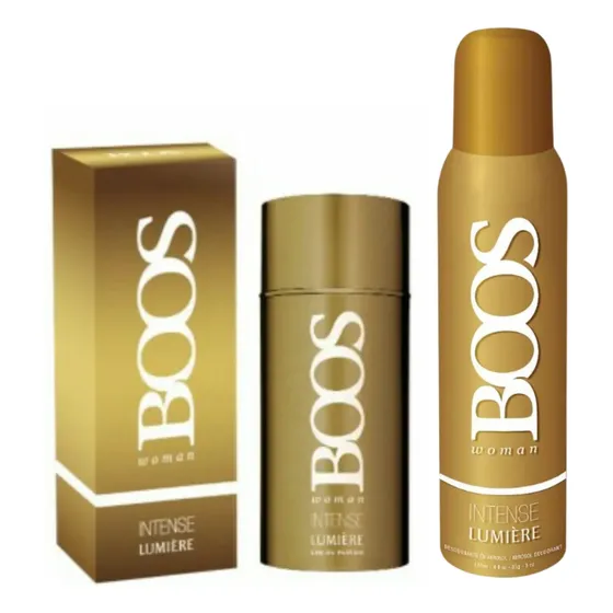 Boos Edp Intense Woman Lumiere Perfume 90ml + Deo 130ml
