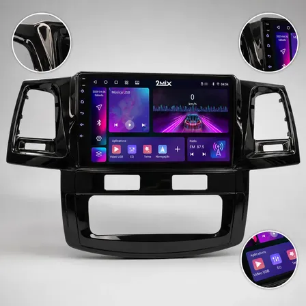 Kit Central Multimidia Hilux 2012 13 14 15