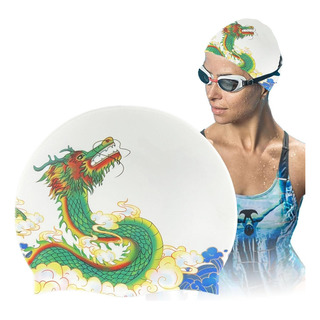 Gorros De Natación Estilo De Impresión Chino Hombres Y Mujer Gorros De Natación Estilo De Impresión Chino Hombres Y Mujer