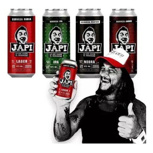 Cerveza Japi - La Que Chupa El Bananero - Pack X 6 Unidades