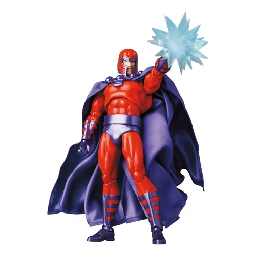 Action Figure Magneto Mafex 128 X-Men Articulada 16cm Acessórios