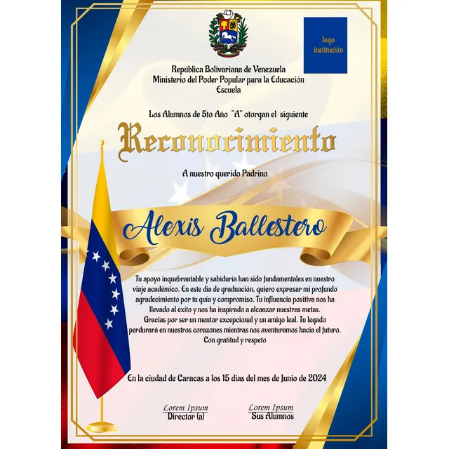 Plantilla Diploma Certificado Para Cursos