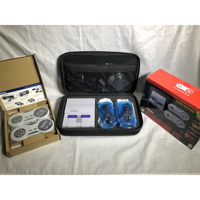 Consola Nintendo Super Nes Classic Mini Original + Extras