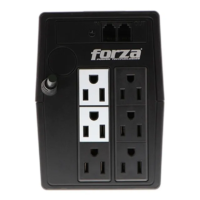 Ups Forza Nt-512u 220v, 500va/250w, 6 Tomas