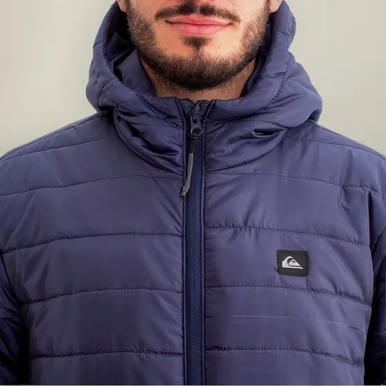 Quiksilver Campera Lifestyle Hombre Scaly Hood Azul Blw