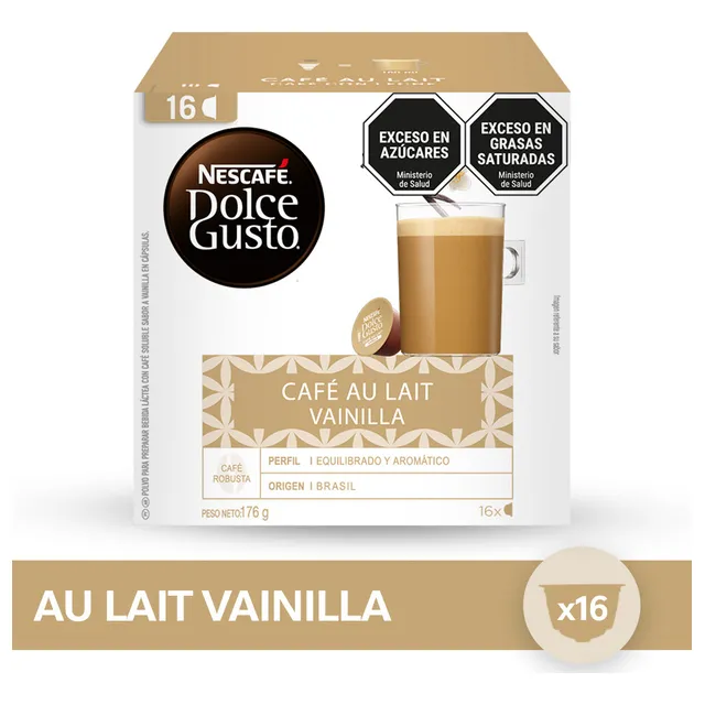 Cápsulas De Café Nescafé Dolce Gusto Au Lait Vainilla