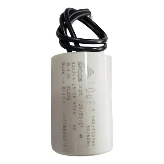 Capacitor De Partida Epcos 10uf 440/450v 40x48mm (2fios)