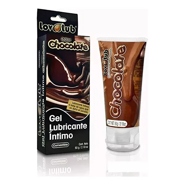 Gel Lubricante Vaginal Y Anal Lovlub Sabor Chocolate 60g