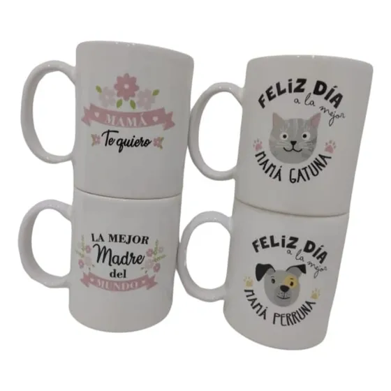 Tazas De Cerámica Día De La Madre X Mayor Desayunos  Pack