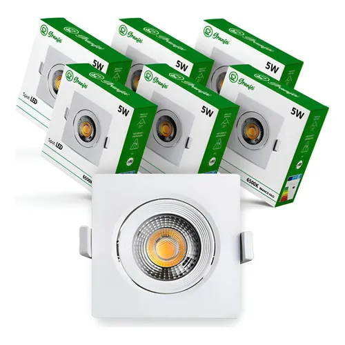 Spot Embutir No Frame P/ Minidicróica Mr11 Interlight 1612/1 Cor