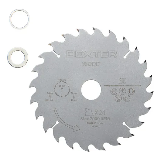 Disco De Corte Segmentado Para Madeira 7.1/2 (190mm) 24d D