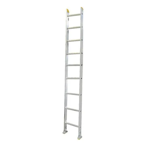 Escalera Recta Aluminio Profesional 10 Esc 102kg 3m Byp Color Plateado