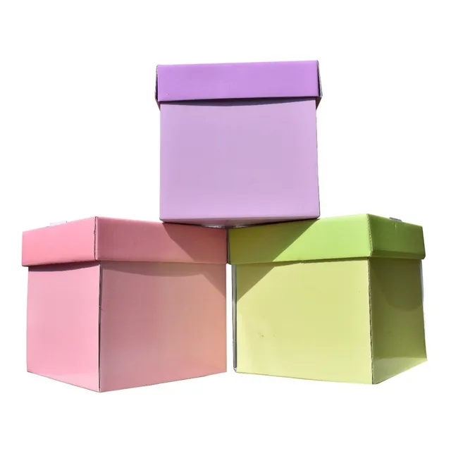 Caja Cubo Sorpresa Explosiva Carton 20x20x20cm 