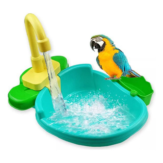 Tina Automática De Loros Con Ducha, Bonita Y Tina Automática De Loros Con Ducha, Bonita Y
