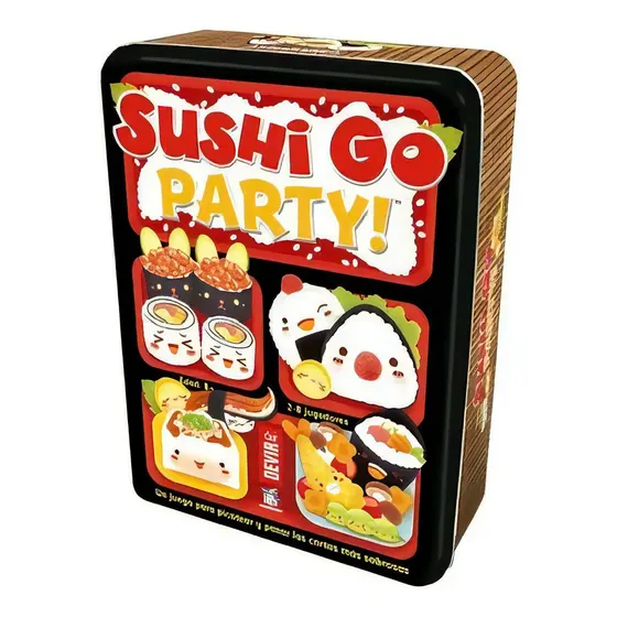 Sushi Go Party! — Juego Familiar de Cartas y Menús Personalizables