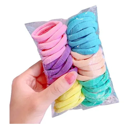 Gomitas Colitas De Pelo 100 Unidades Colores Pasteles