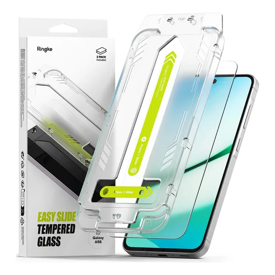 Mica D Vidrio Ringke Easy Slide Para Galaxy A56 5g 2-pack