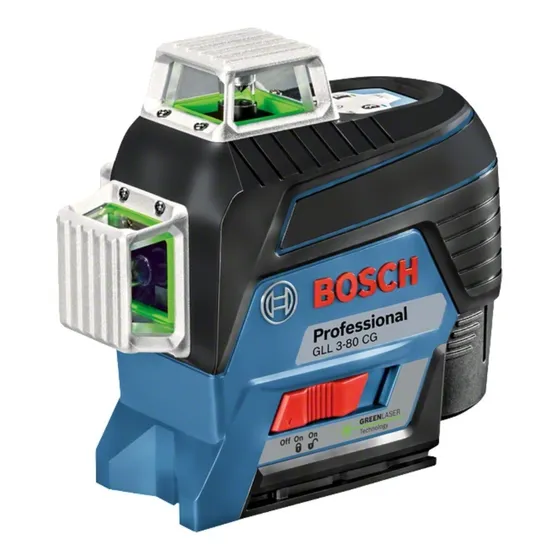 Nivel Láser De Líneas 120 Metros Gll 3-80 Cg | Bosch