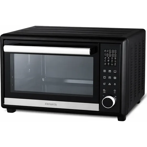 Horno Eléctrico Aiwa 32l Antiadherente Modo Asador Aw-ok32
