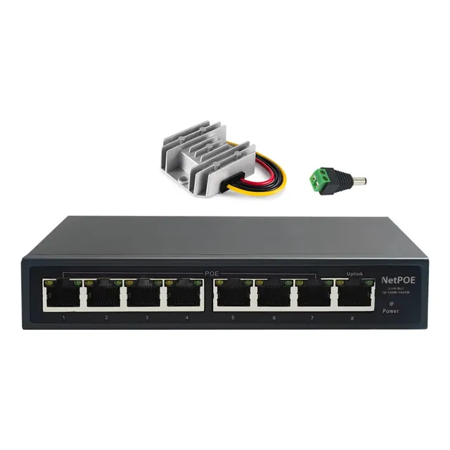 Switch Poe Wisp Gigabit 8 Ptos Ubiquiti Mikrotik Solar 10a