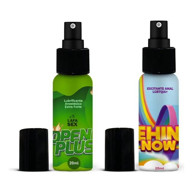 Kit 2 Anestesico Extra Forte Excitante Anal Vaginal Original