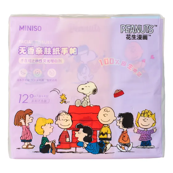 Snoopy Pañuelos Sinperfume12pq