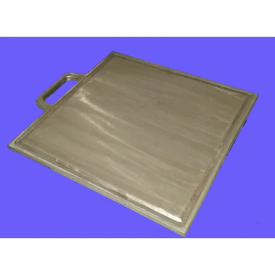 Plancha De Cocina De Alumnio 31x31cm Y 2 Modelos +