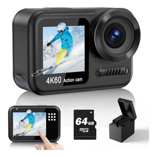 Câmera De Ação Duafcoh Upgrade 4k 60fps 64mp Wifi À Prova D' Câmera De Ação Duafcoh Upgrade 4k 60fps 64mp Wifi À Prova D'