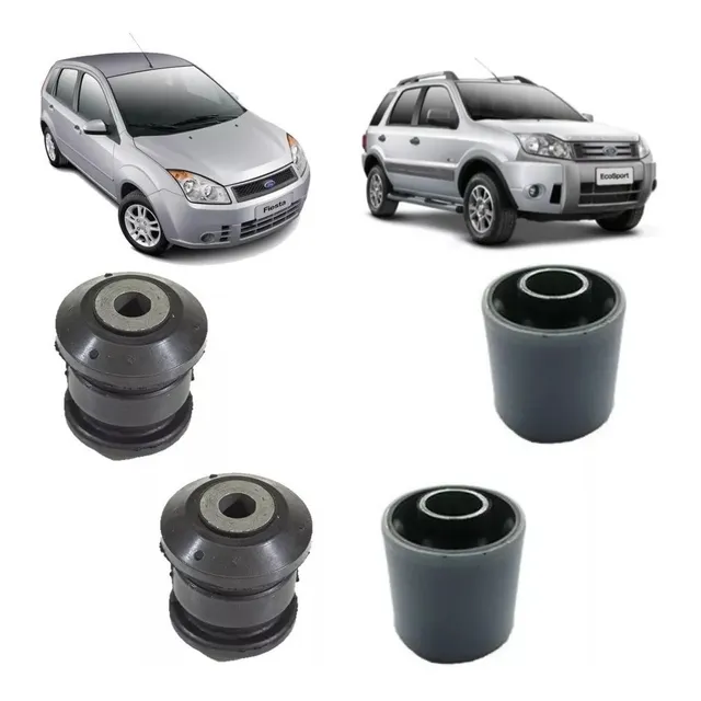 Kit Bucha Balança Bandeja Ecosport Fiesta 2005 2006 2007  Nf