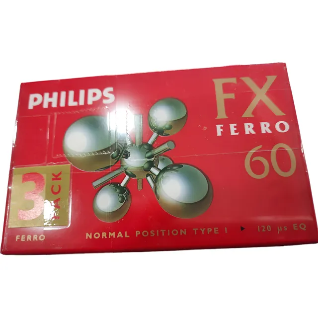 Cassette Virgen Philips Fx Ferro 60 Pack X3