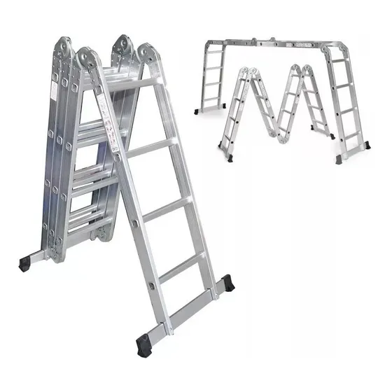 Escalera De Aluminio Andamio 4.7mtrs  16 Escalones 