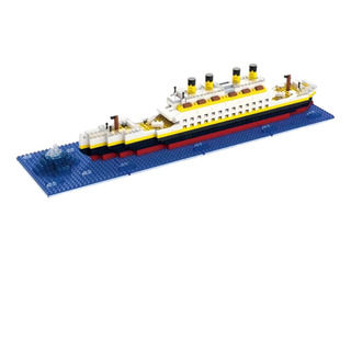 Juguete De Bloques De Construcción De Barco Gigante Titanic Juguete De Bloques De Construcción De Barco Gigante Titanic