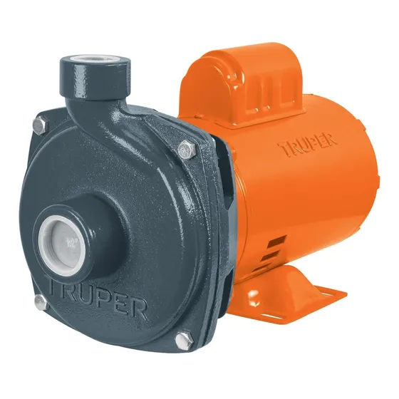 Bomba Centrífuga Para Agua De 1 Hp, Truper BOAC-1A Color Naranja Fase eléctrica Monofásica