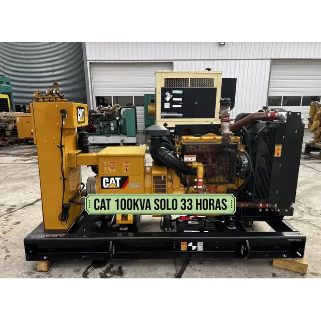 Generador Caterpillar 100 Kva Diesel Solo 33 Horas
