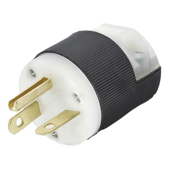 Clavija Entrada Recta/ 20 A 250 V Ca/ 2 Polos 3 Hilos/ Nema