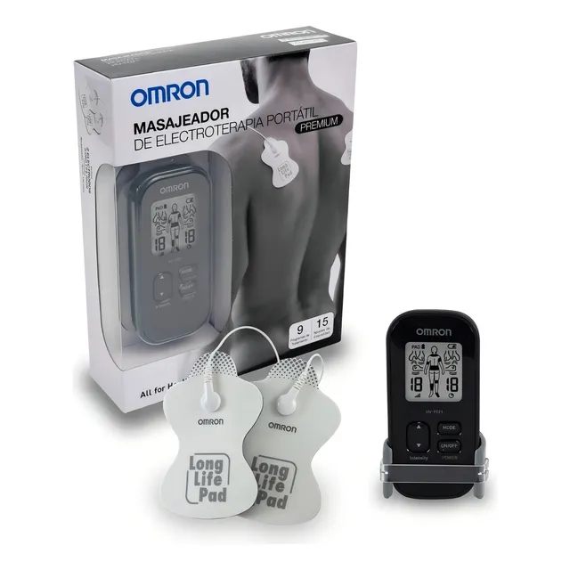 Masajeador Electroterapia Omron Elite Hvf021 Color Negro