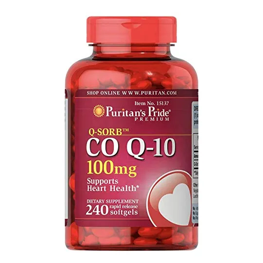 Suplemento Puritan's Pride Coq10 100 Mg Para La Salud Del Co