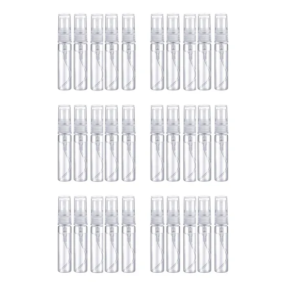 Vaporizador Vidrio Decant Muestra Perfume Frasco 5 Ml X30 Un