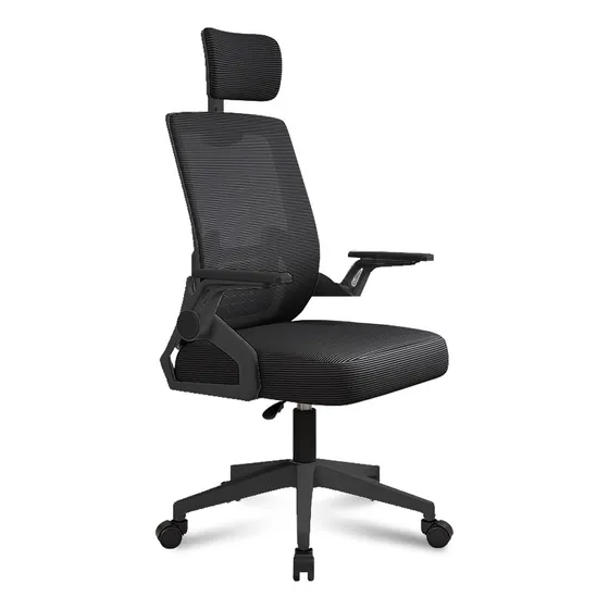Silla Oficina Ejecutiva Escritorio Ergonomica Gerencial Pc Smart Tech ERGO-1 Color Negro