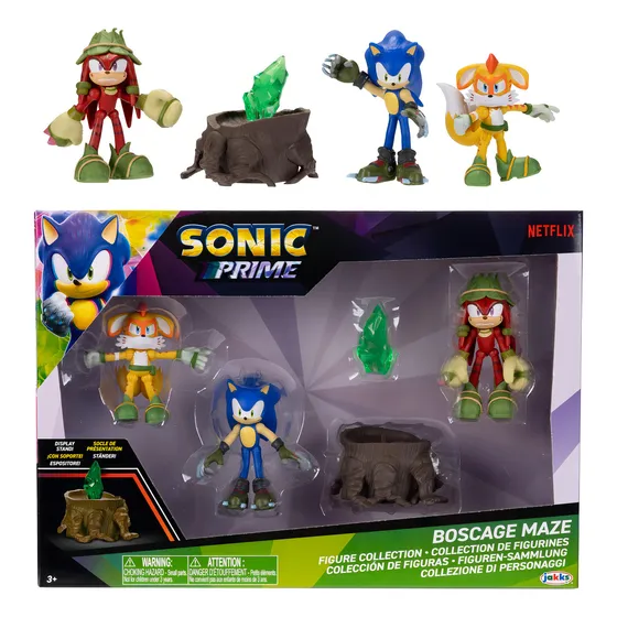 Sonic Prime - Figuras De 2.5 Multipack - Wave 3 - Bos Cage