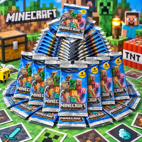 Cartas Minecraft 2023 Edição Limitada Jogo Interativo 200 Cards