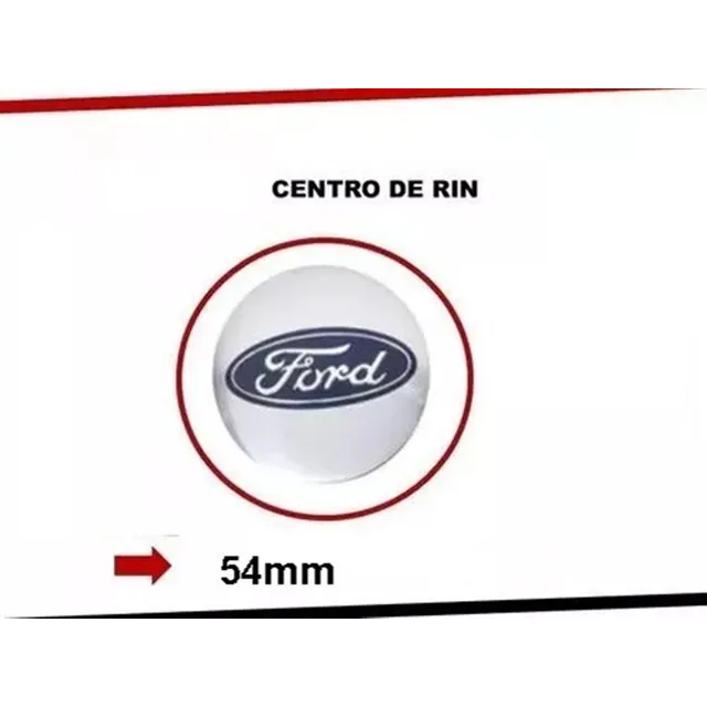 Tapa Centro Del Rin Ford Fusion 54mm 