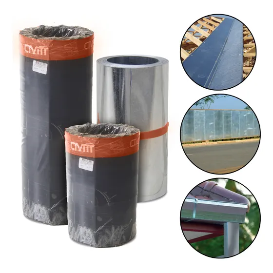 Bobina Chapa Calha Galvanizada Rufo 40 Cm X 10 M Obra Civitt