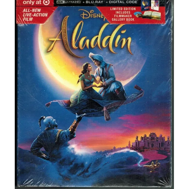 Aladdin 2019 Edición 4k + Bluray Ed.esp.