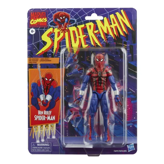 Spider-man Marvel Legends Colección Retro Ben Reilly 
